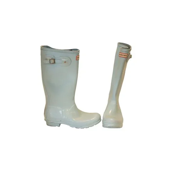 Hunter Play Tall Rain Boots in Turquoise 5 - Picture 2 of 7